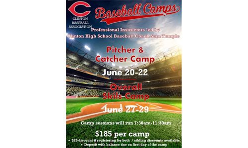 Summer Baseball Camp Registration OPEN